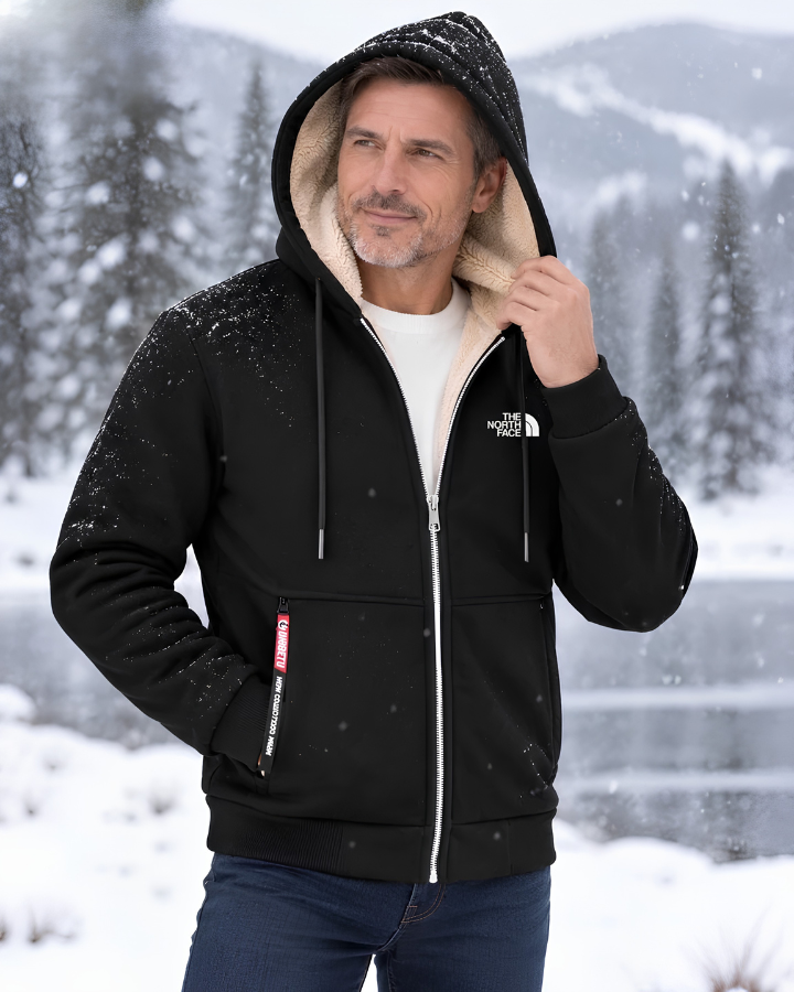 Contrast-Lined Hooded Jacket – view 11