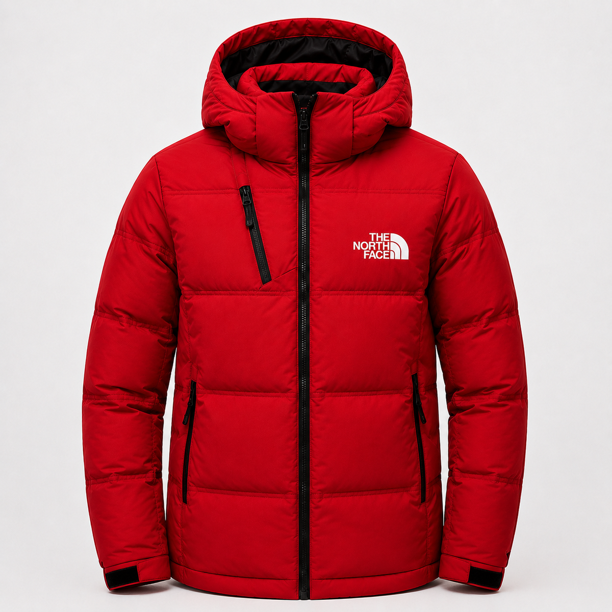 Insulated Puffer Jacket – Red