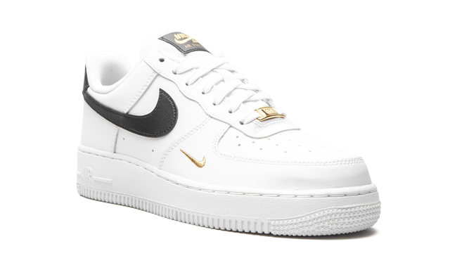 Nike Air Force 1 Essential White Black Gold — view 5
