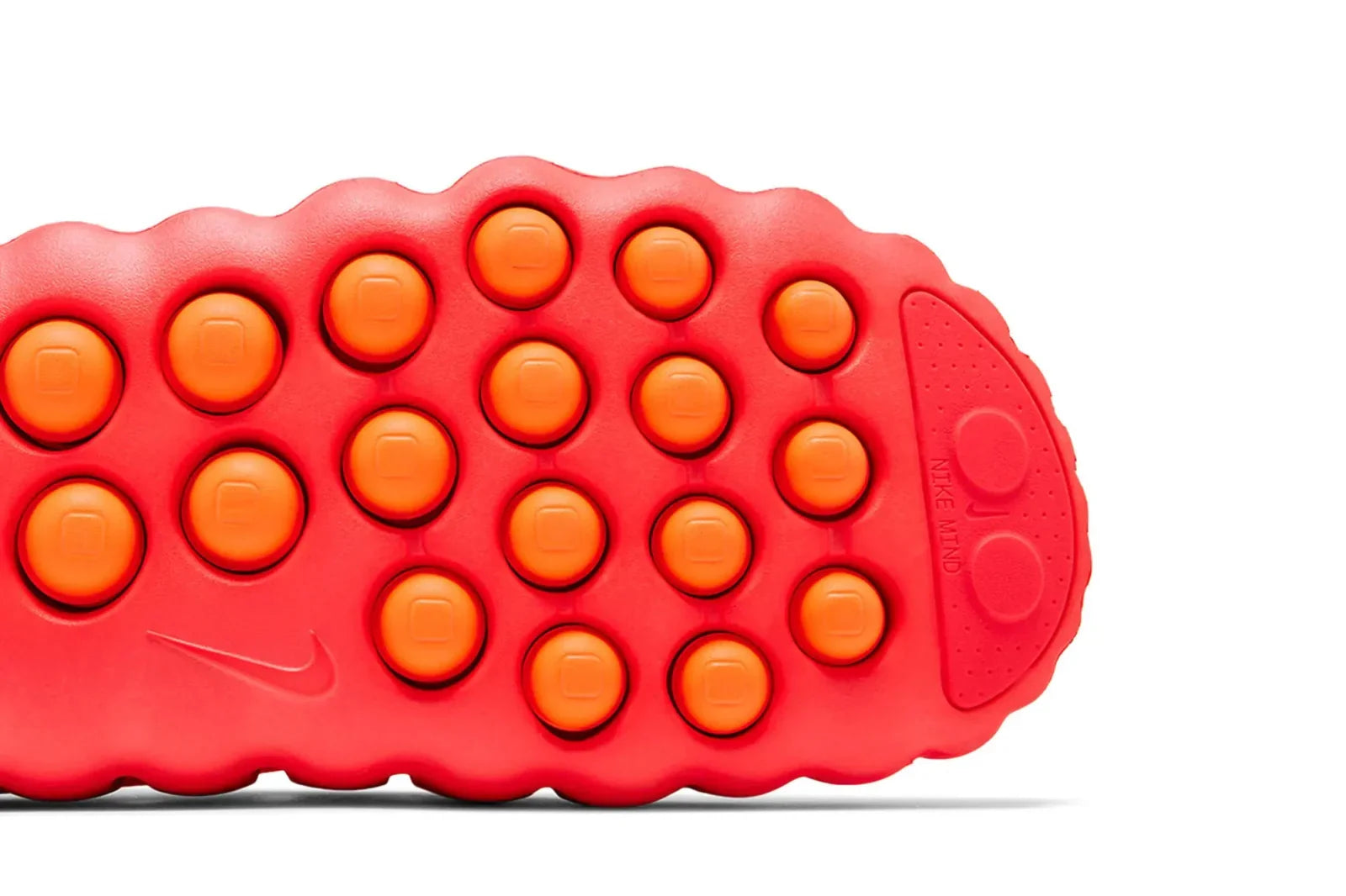 Nike Mind 001 Slides Solar Red — view 4