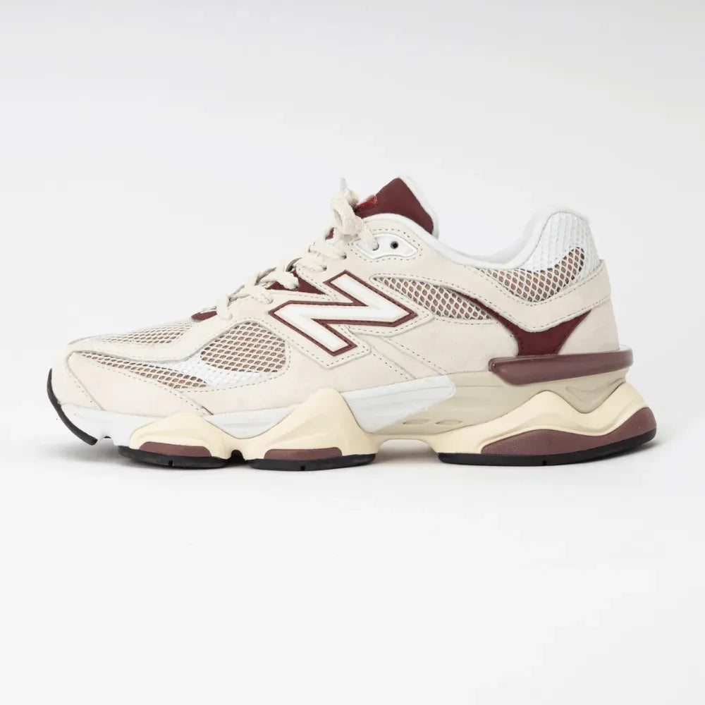 New Balance 9060 Linen Burgundy — view 2
