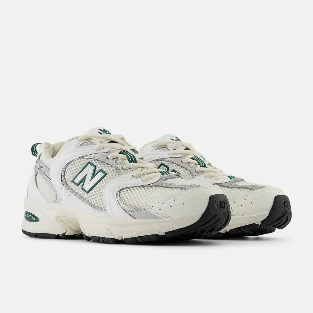 New Balance 530 Sea Salt White Marsh Green — view 2