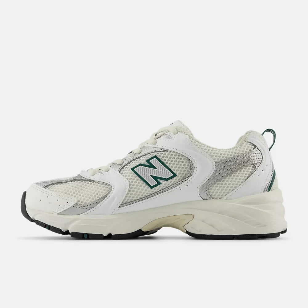New Balance 530 Sea Salt White Marsh Green — view 4