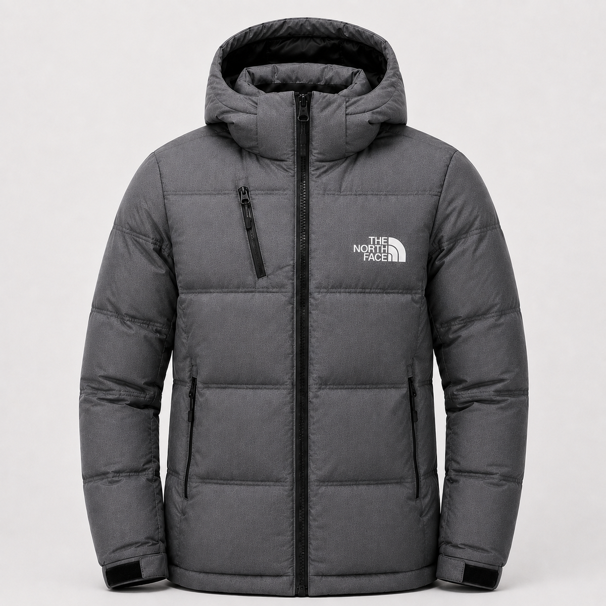 Insulated Puffer Jacket – Dark Gray