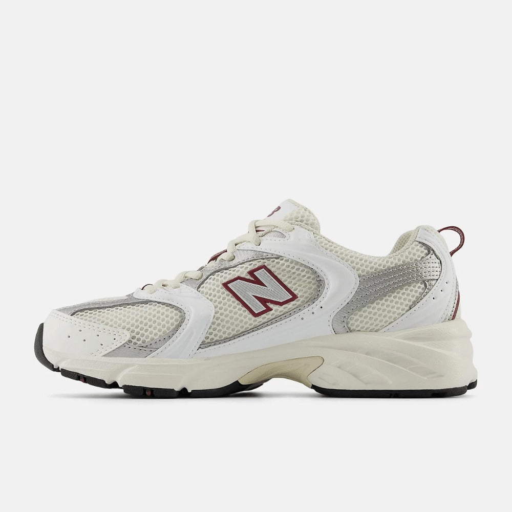 New Balance 530 Sea Salt White Mercury Red — view 2