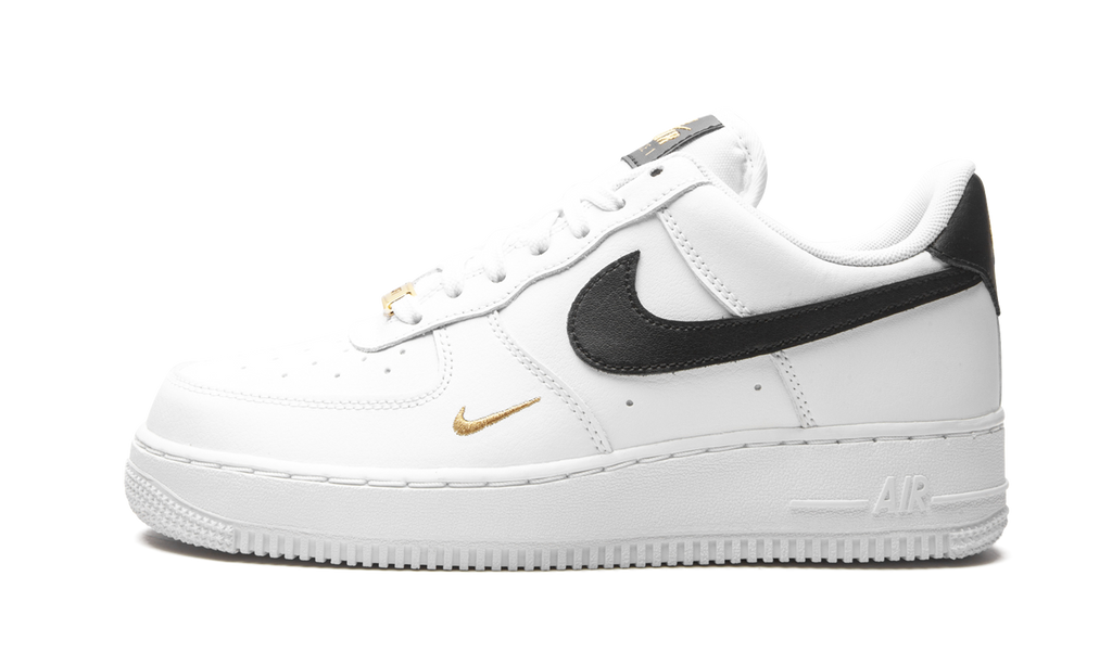 Nike Air Force 1 Essential White Black Gold — view 7