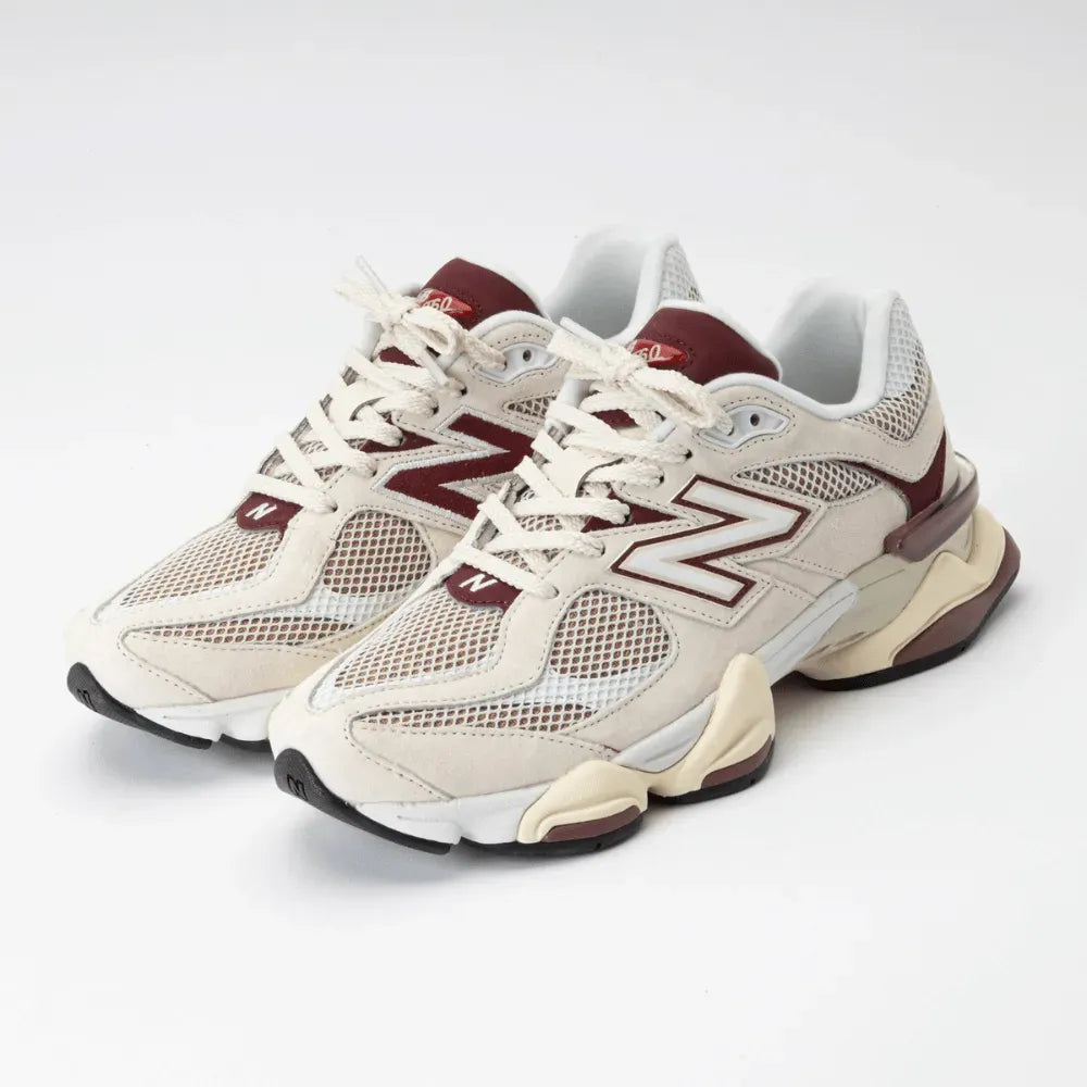 New Balance 9060 Linen Burgundy — view 4