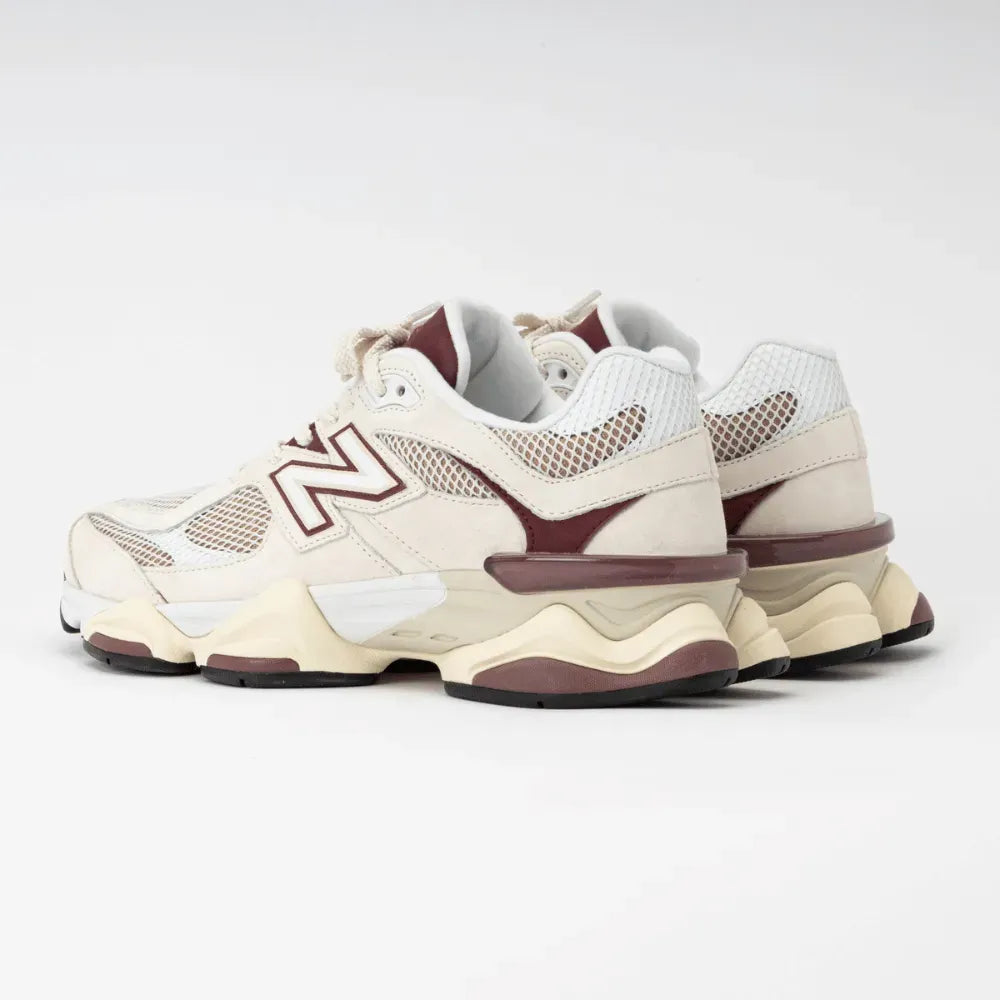 New Balance 9060 Linen Burgundy — view 3