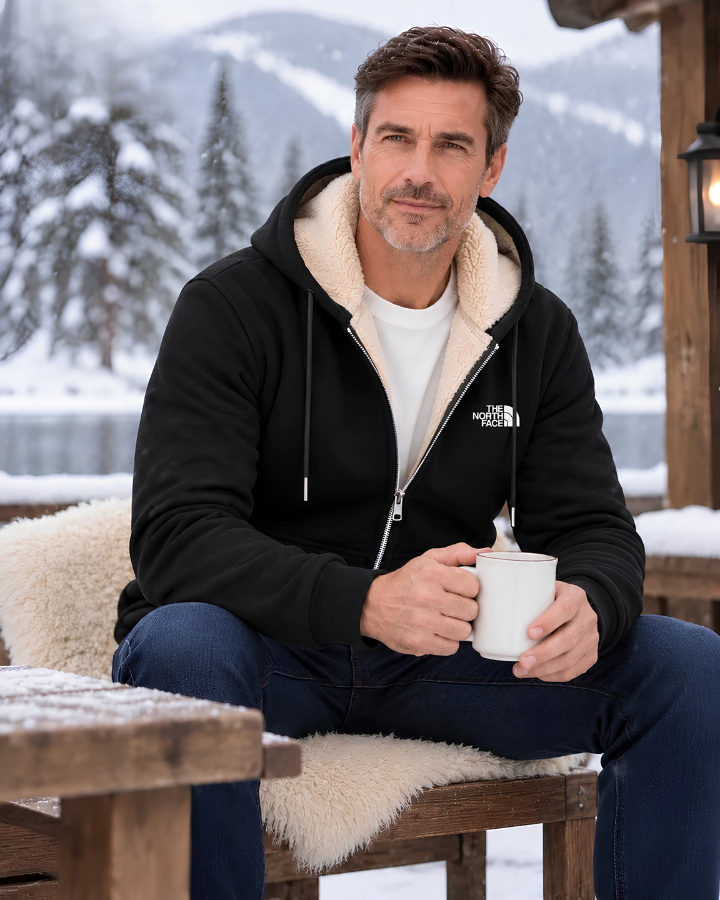 Contrast-Lined Hooded Jacket – view 13