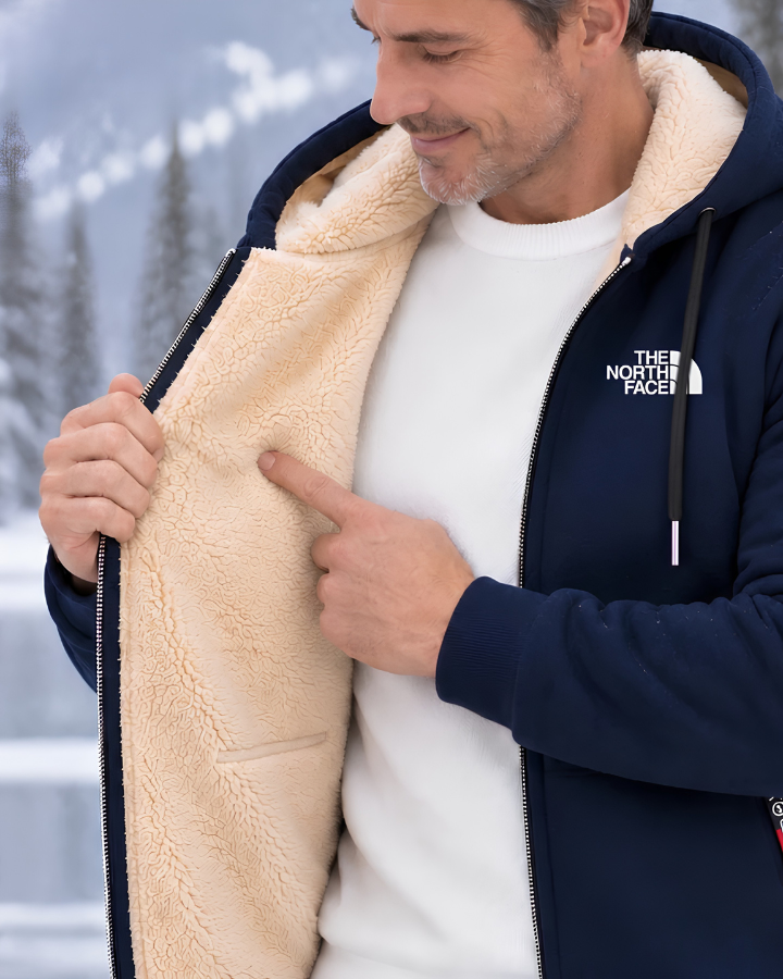 Contrast-Lined Hooded Jacket – view 16