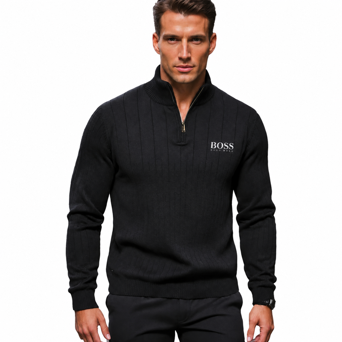 Classic Quarter-Zip Sweater – view 8
