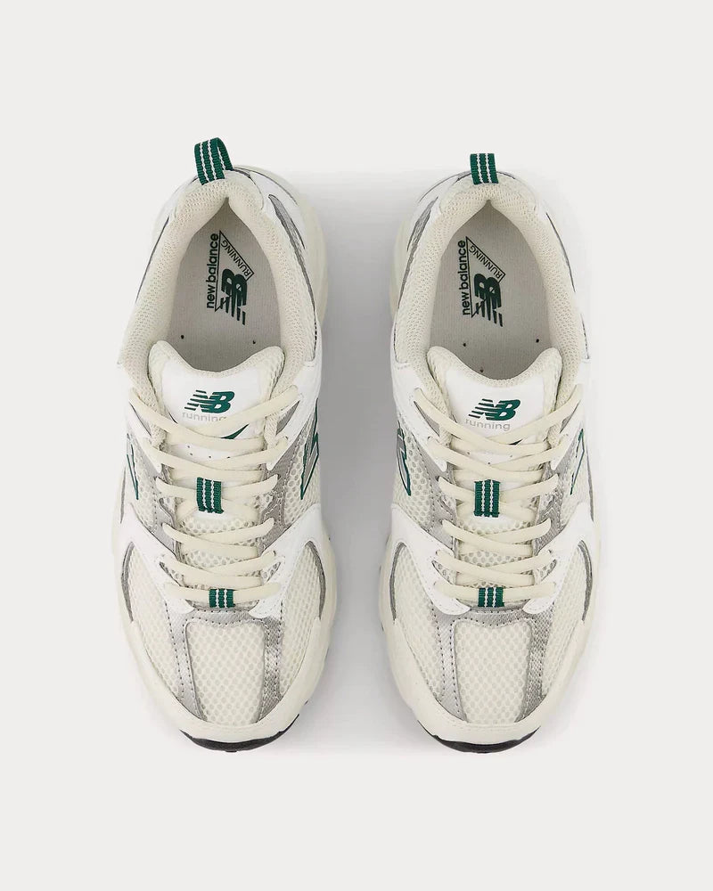 New Balance 530 Sea Salt White Marsh Green — view 3