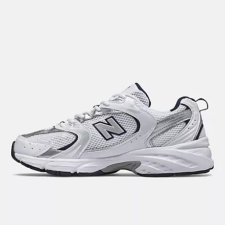New Balance 530 White Silver Navy — view 2