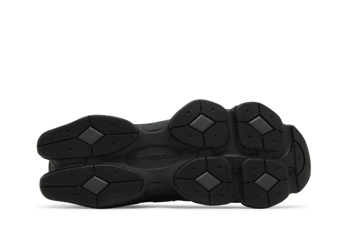 New Balance 9060 Triple Black Leather — view 3