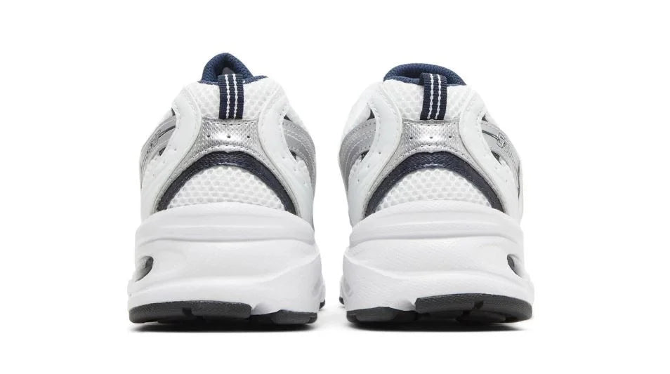 New Balance 530 White Silver Navy — view 4